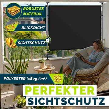 Klemluifel - Balkon luifel - Verticale luifel - 200x310 cm -, Verzenden, Zo goed als nieuw