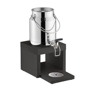 GGM Gastro | Melkdispenser - BRIDGE - 3 liter - RVS & beuken, Verzenden, Nieuw in verpakking, RVS Meubilair