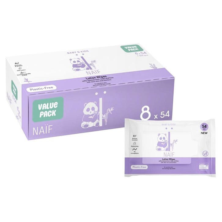 Naïf Lotion Babydoekjes, Kinderen en Baby's, Overige Kinderen en Baby's, Nieuw, Verzenden