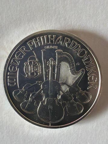 Oostenrijk. 1,5 Euro 2008, Wiener Philharmoniker, 1 Oz