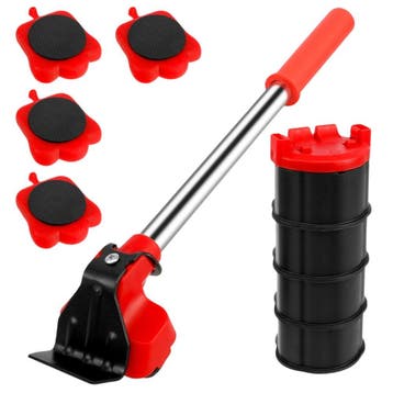 Meubellifter - Rood - 5-delige Set -  Eenvoudig Verplaatsen, Verzenden, Nieuw