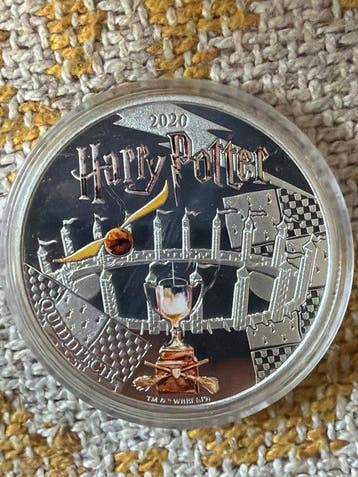 Samoa. 1/2 Dollar 2020 Harry Potter - Quidditch - 1 oz