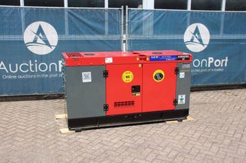 Veiling: Generator Kawakenki KK25 Diesel 25kVA 2026 Nieuw, Ophalen