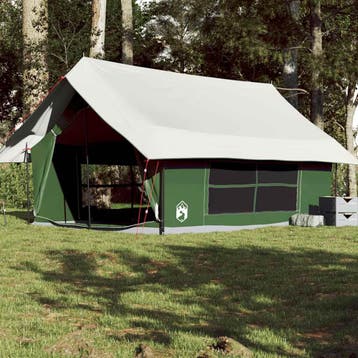vidaXL Tent 5-persoons waterdicht groen, Verzenden, Nieuw, Tot en met 2