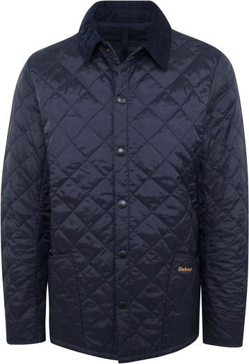 Barbour Heritage Liddesdale Quilted Jas Navy maat S Heren, Barbour, Nieuw, Maat 46 (S) of kleiner, Verzenden