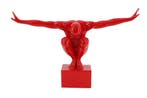 Decoratief beeldje HOOGDIVER 50 cm handgemaakte atleet, Ophalen of Verzenden, Nieuw