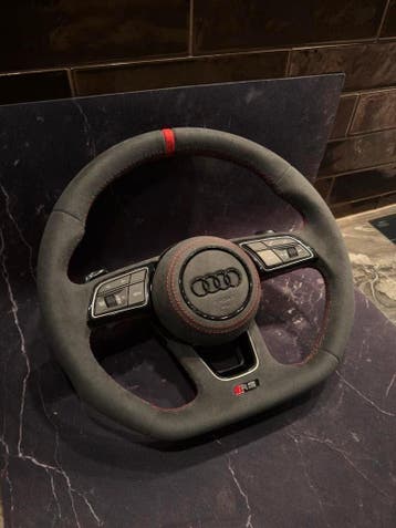 Audi Volledig ALCANTARA Stuur 12H Markering Rood, Ophalen of Verzenden, Nieuw, Audi