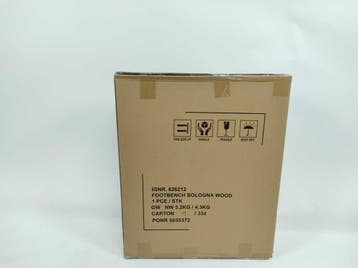 Wakefield Voetenbank Bologna - 50cm -, Verzenden, Nieuw