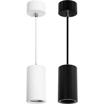 Spot Armatuur GU10 - Pragmi Nica-S - GU10 Pendelspot - Rond, Ophalen of Verzenden, Nieuw, Overige fittingen, Plafondspot of Wandspot