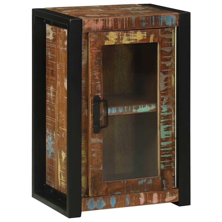 vidaXL Badkamerkast Bruin 40 x 30 x 60 cm Massief Gerecycled, Huis en Inrichting, Tafels | Kaptafels, Nieuw, Verzenden