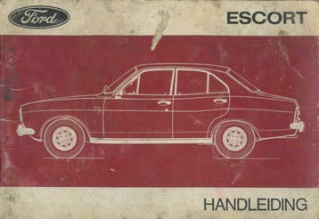 1971 Ford Escort Instructieboekje Handleiding Nederlands, Verzenden