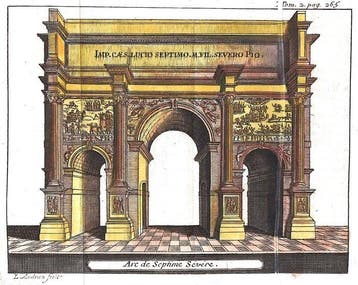 Italië - Roma; Rogissart - Arc de Septime Severe - 1701-1720, Nieuw