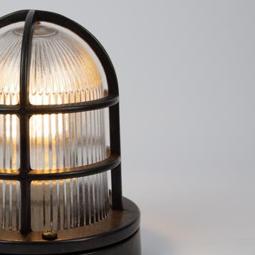 Gibraltar Scheepslamp Zwart Brons Buitenverlichting, Overige materialen, Verzenden, Nieuw, 50 tot 250 watt