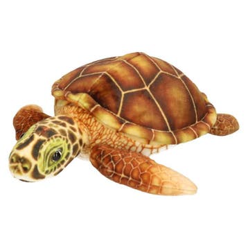 Cornelissen pluche zeeschildpad knuffel - bruin - 25 cm, Verzenden, Nieuw