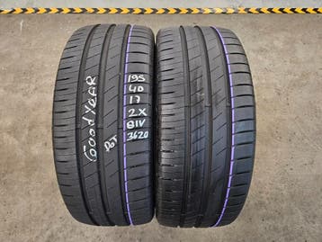 195/40/17 81V GOODYEAR ZOMERBANDEN 6,5MM PROFIEL 2X, Ophalen, Gebruikt, 17 inch, Band(en)