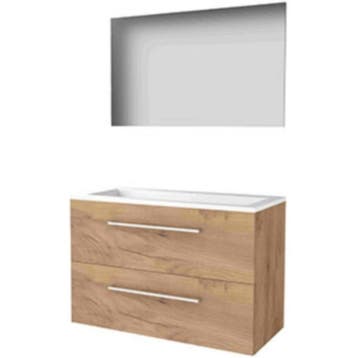 Basic-Line Basic 46 Badkamermeubelset - 100 x 46 cm - Met, Ophalen of Verzenden, Nieuw