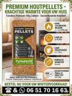 Houtpellets TUINDECO - ENplus a1, €6,75 per zak, Ophalen of Verzenden, Overige houtsoorten