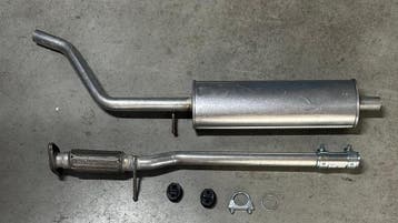 Uitlaat, Middendemper Fiat Punto 1.2 16_V, Verzenden, Nieuw