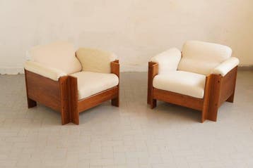 Poltronova - Sergio Asti - Fauteuil (2) - Zelda - Hout - we, Antiek en Kunst