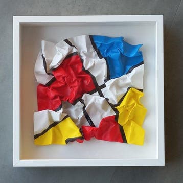 Mivillage - Mondriaan 3D - Nr 11, Antiek en Kunst, Kunst | Schilderijen | Modern