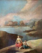 Francesco Zuccarelli (1702-1788), Kring van - Paesaggio
