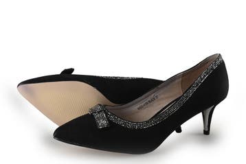 Jumex Pumps in maat 39 Zwart, Pumps, Verzenden, Zwart, Zo goed als nieuw