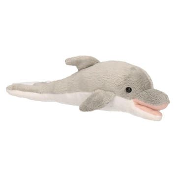 Pluche grijze dolfijn knuffel - 26 cm - speelgoed, Verzenden, Nieuw