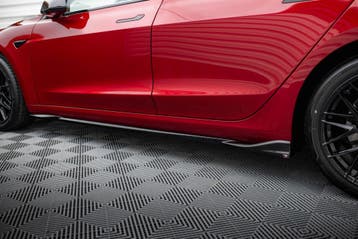 Maxton Side Skirts Diffusers V.1 Tesla Model 3 Mk1 / Mk1, Verzenden, Nieuw
