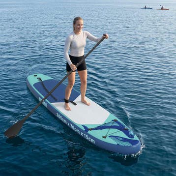 vidaXL Opblaasbaar Stand Up Paddle Board HYDROS 305 x 76 x, Verzenden, Nieuw