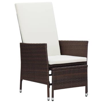 Luxe Loungestoel Tuin | 34% Korting - Retourdeal, Ophalen of Verzenden, Zo goed als nieuw, Wicker, Verstelbaar