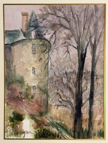 Marie Louise Ogier (1912-2003) - Le donjon de Sainte Suzanne