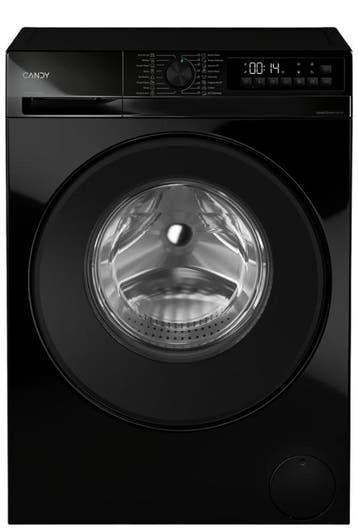 Candy GD410B9B-80 - Wasmachine - 10 kg - 1400 tpm - Zwart, Ophalen of Verzenden, Nieuw, Voorlader, 85 tot 90 cm
