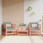 vidaXL Tuinstoelen 2 st massief douglashout, Verzenden, Nieuw, Tuinset