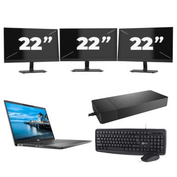 Dell Latitude 7420 -   i7-11e 16GB  - 256GB  + 3x 22 inch, Computers en Software, Windows Laptops, Qwerty, Verzenden, Refurbished