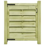 vidaXL Poort 100x100 cm groen geïmpregneerd grenenhout, Tuin en Terras, Tuinpoorten, Verzenden, Nieuw