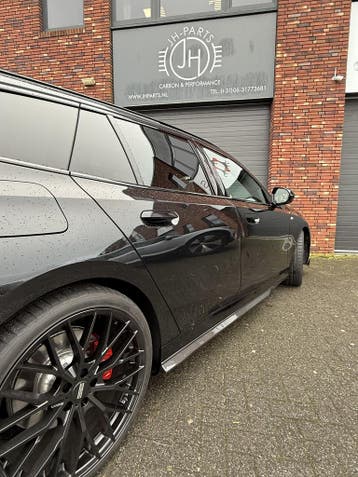 BMW 5 Serie G60 / G61 / i5 MPE carbon side skirt extensions, Auto diversen, Verzenden