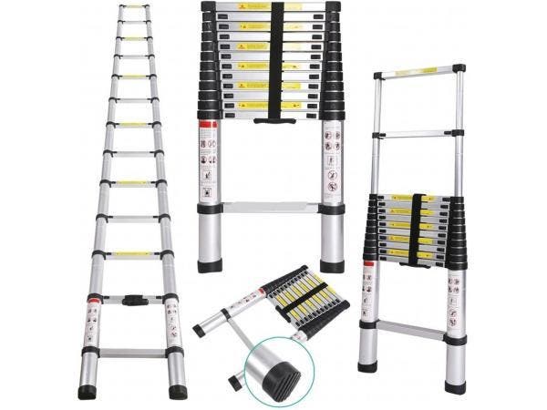 Veiling - Telescoopladder 3.8 Meter, Doe-het-zelf en Verbouw, Ladders en Trappen