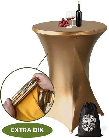 Statafelrok Goud x 1 – Extra Dik & Sterk - 80-85 x 110 cm –, Verzenden, Nieuw