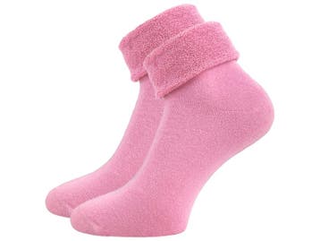 Thermo Huissok - Katoen - Naadloos - Roze - One size (36-40), Verzenden, Nieuw