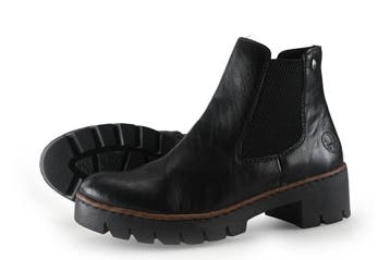 Rieker Chelsea boots in maat 39 Zwart, Verzenden, Zwart, Overige typen, Zo goed als nieuw