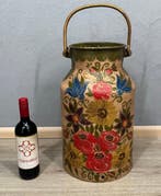 Melkkan - Metaal - Beschilderde melkbus