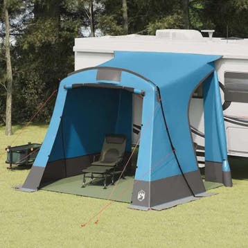 Ruime Blauw/Zwarte Polyester Daktent 285x255x245cm - Makkeli, Verzenden, Nieuw