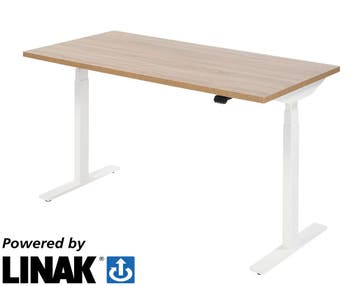 Linak PLUS elektrisch zit/sta bureau, 160x80 cm, Overige plaatsen, Ophalen of Verzenden, Nieuw in verpakking, Bureau