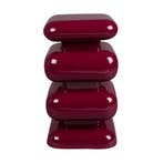 *WOONWINKEL* Dutchbone Stubby Bordeaux Retro Bijzettafel, Huis en Inrichting, Tafels | Bijzettafels, Verzenden, Nieuw
