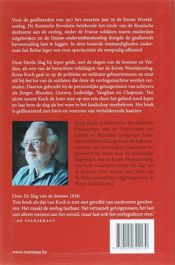 De derde slag bij Ieper 1917 9789022322130 K. Koch, Verzenden, Zo goed als nieuw, K. Koch