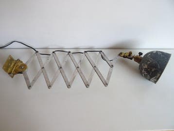 Schaarlamp - Aluminium - Lamp atelier accordeon