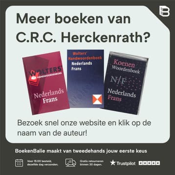 Wolters handwoordenboek Frans-Nederlands / Wolters, Boeken, Verzenden, Zo goed als nieuw, C.R.C. Herckenrath