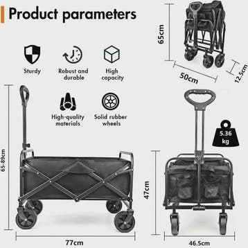 Opvouwbare Bolderkar - Grote Capaciteit, All-Terrain, Campin, Verzenden, Nieuw