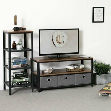 Hoppa! LTV40BX | TV Meubel | 100x40x53 cm van €69 voor €23, Huis en Inrichting, Kasten | Televisiemeubels, Ophalen of Verzenden
