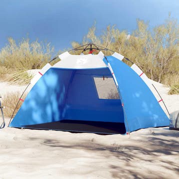 vidaXL Strandtent 2-persoons waterdicht snelontgrendeling, Verzenden, Nieuw, Tot en met 2
